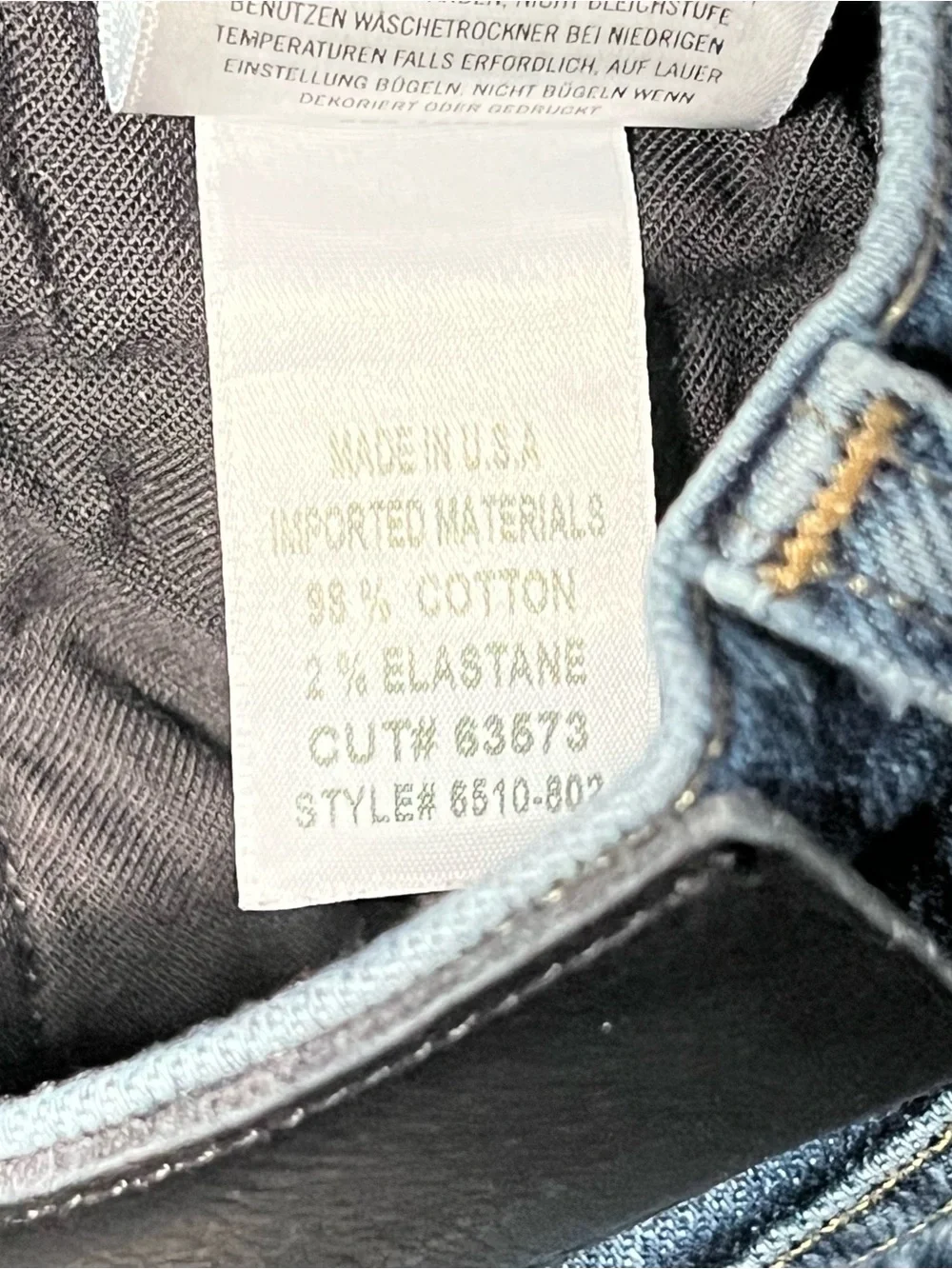 Citizens Of Humanity Elijah Jeans Mens 33x30 Blue Straight Denim Premium Vintage